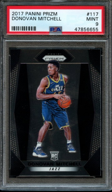 2017 Panini Prizm Donovan Mitchell PSA 9