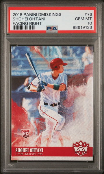 2018 DIAMOND SHOHEI OHTANI PANINI KINGS FACING RIGHT #76 PSA 10