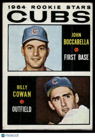 1964 Topps Cubs 1964 Rookie Stars (John Boccabella / Billy Cowan) #192 RC