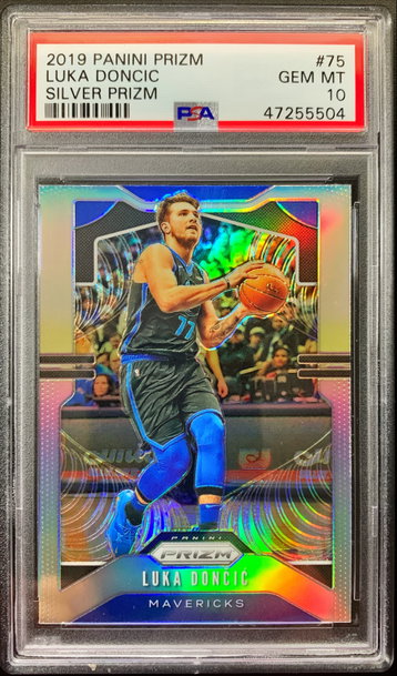 2019 Prizm Silver Luka Doncic PSA 10
