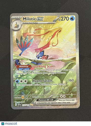 2024 Surging Sparks Milotic EX Holo Secret Rare SAR #237/191