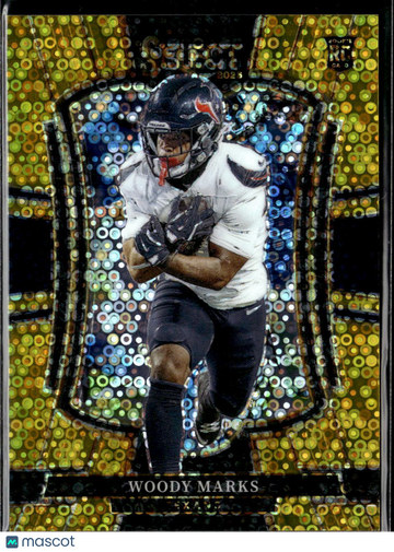 2026 Panini Select Football Prizm Woody Marks #135 Gold Circles /10