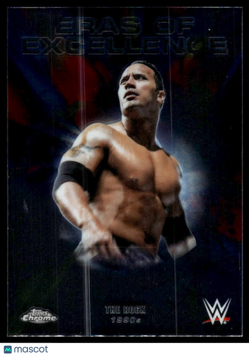2026 Topps Chrome WWE The Rock #ERA-12 Eras of Excellence