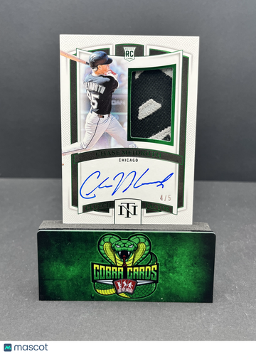 2025 Panini National Treasures Clutch Factor Chase Meidroth #CF-CM Green /5 Patch RC