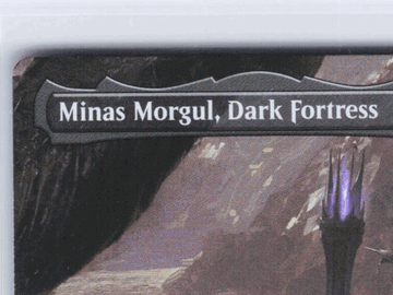 Magic: The Gathering Trading Card The Lord of the Rings Commander Minas Morgul Dark Fortress Borderless Foil Rare