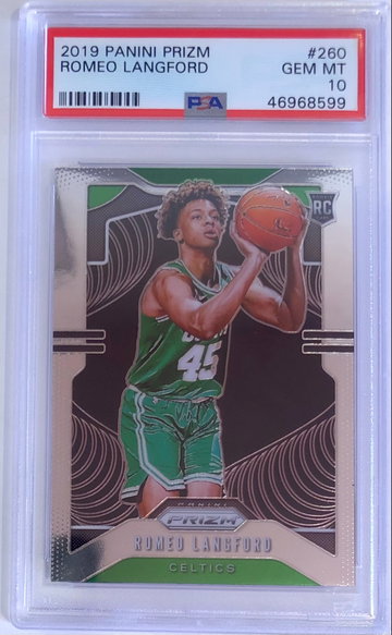 2019 Romeo Langford Prizm PSA 10