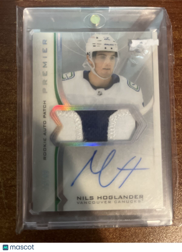 2020-21 Upper Deck Premier Nils Hoglander #AR-NH [None] Rookie
