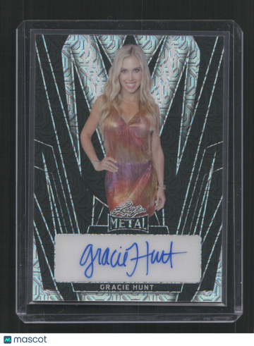 2024 WOMEN OF SPORT GRACIE HUNT #BA-GH1 /1 BLACK AUTO SN