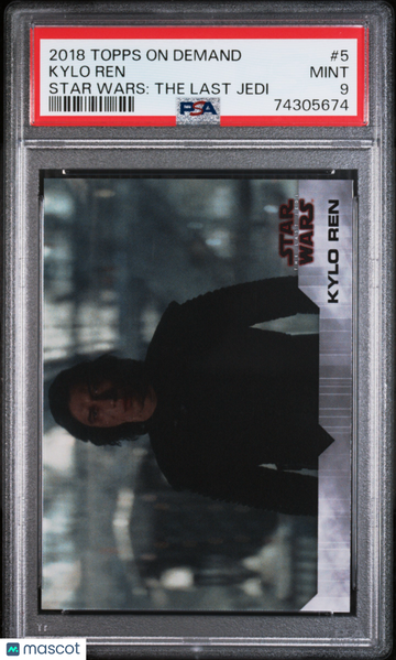 2018 Topps On Demand Star Wars: The Last Jedi Kylo Ren #5 PSA 9