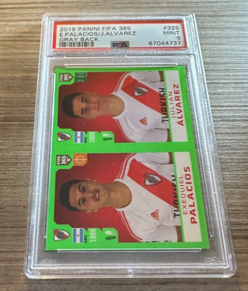 2019 Fifa 365 Album Stickers Julian Alvarez PSA 9 Rookie Card RC Argentina