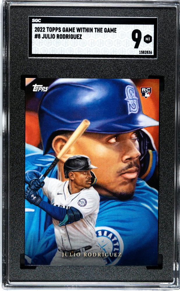 2022 Topps Game Within The Game Julio Rodriguez #8 SGC 9