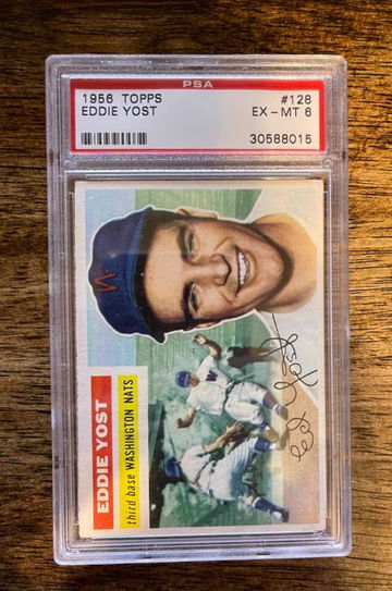 1956 Topps Eddie Yost PSA 6
