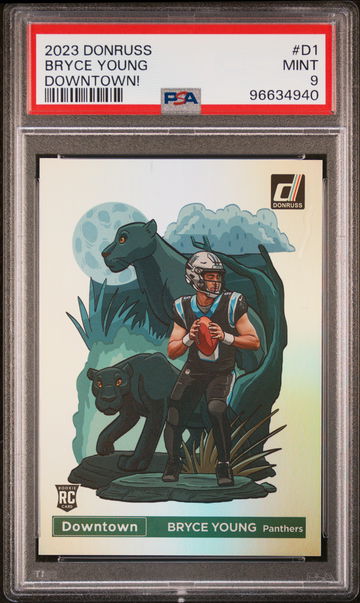 2023 Donruss Downtown Bryce Young #D-1 PSA 9