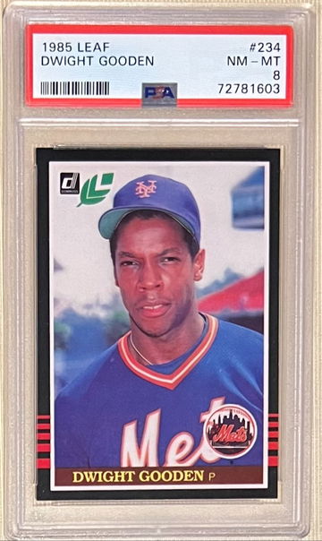 1985 Leaf Dwight "Doc" Gooden #234 PSA 8 RC