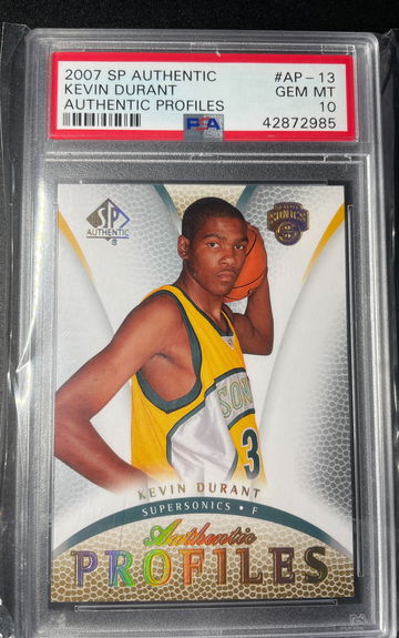 2007 Kevin Durant Rookie SP Authentic  AP-13 PSA 10 Gem Mint