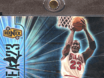 Michael Jordan 1999 Upper Deck Ionix Area 23 Chicago Bulls #A5 Basketball Trading Card