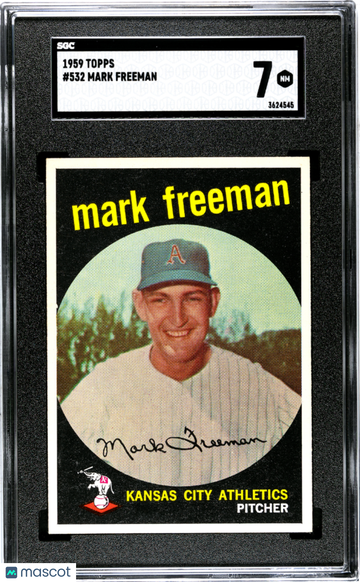 1959 Topps Mark Freeman #532 SGC 7