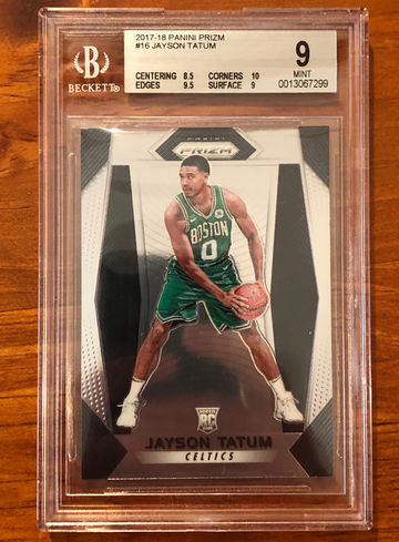 2017 Panini Prizm Jayson Tatum RC #16 BGS 9 MINT