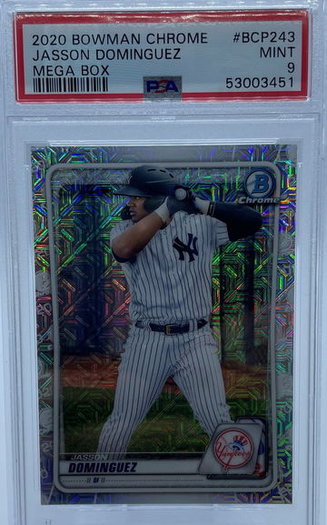 2020 Bowman Chrome Jasson Dominguez Mega Box PSA 9 MINT