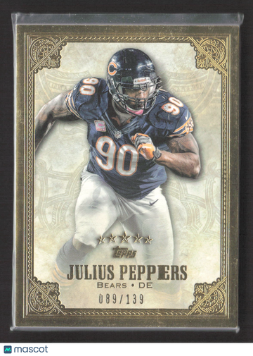 2012 Topps Five Star Julius Peppers #138 089/139
