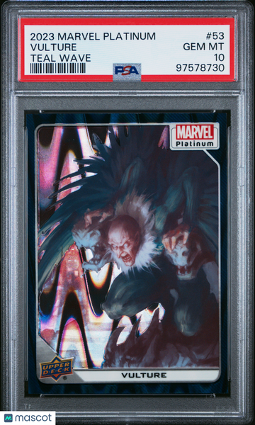 2023 Upper Deck Marvel Platinum Vulture #53 PSA 10