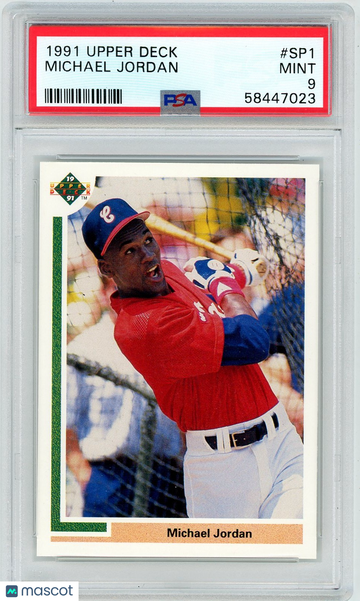 1991 Upper Deck Michael Jordan #SP1 PSA 9