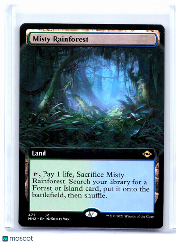 Modern Horizons 2 Misty Rainforest (Extended Art) Foil Rare #477