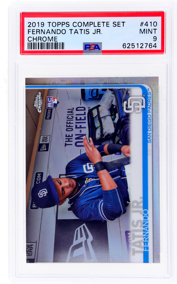 2019 Topps Chrome Fernando Tatis Jr. #410 RC PSA 9