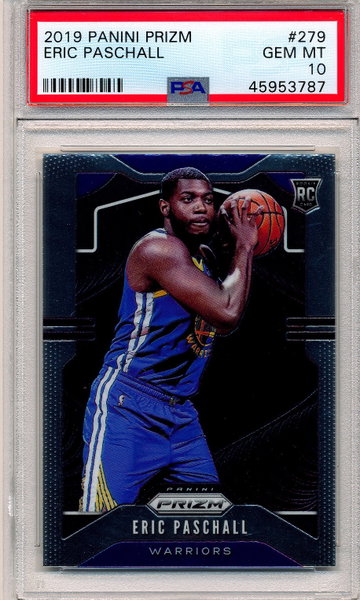 Eric Paschall 2019-20 Panini Prizm #279 PSA 10 Gem Mint Rookie Card RC Warriors