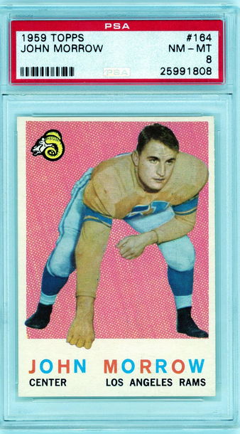 1959 Topps John Morrow #164 PSA 8