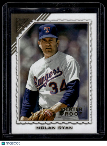 2022 Topps Gallery Nolan Ryan #136 Printer Proof
