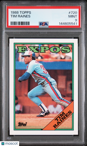1988 Topps Tim Raines #720 PSA 9