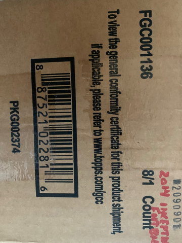 2014 topps inception football 8 box case
