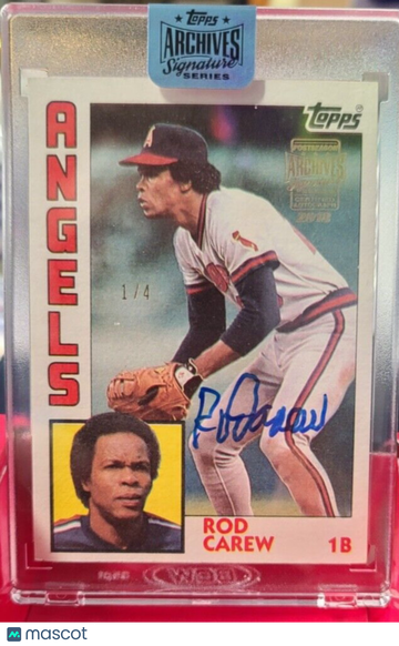 2018 Topps Archives Rod Carew #501 Signatures Topps