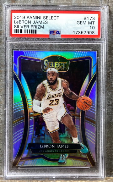 Lebron James 2019 Select Premier Level Silver 