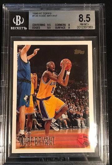Kobe Bryant 1996-97 Topps BGS 8.5