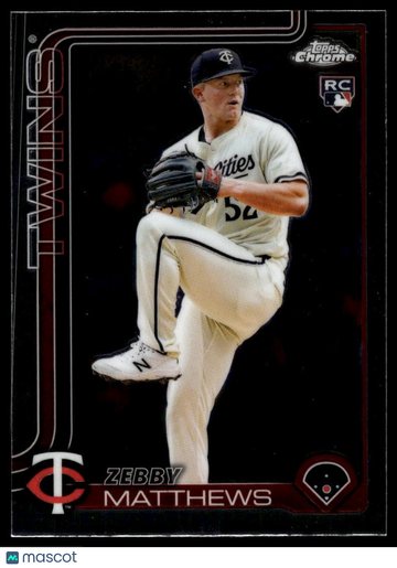 2025 Topps Chrome Zebby Matthews #277 RC