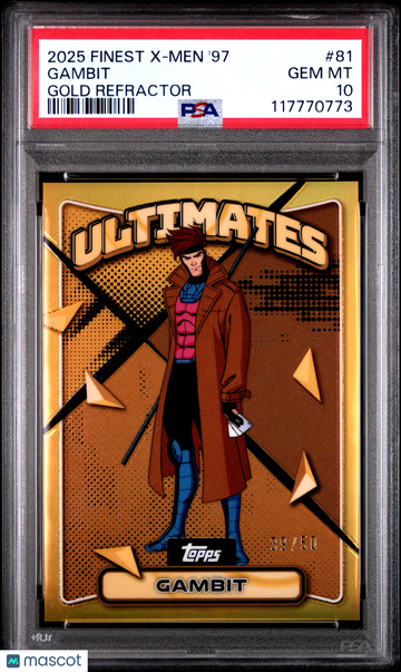 2025 Topps Finest X-Men '97 Gambit PSA 10