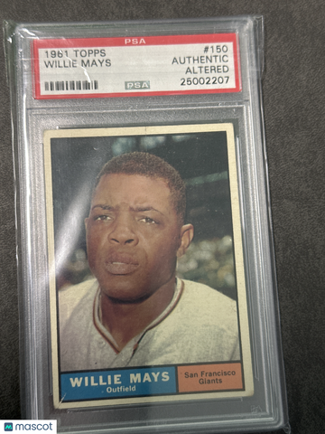 1961 Topps Willie Mays #150 PSA A