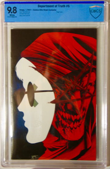 Department of Truth #5 - CBCS 9.8 - Exclusive Marat Mychaels Virgin Variant LTD 250 Copies