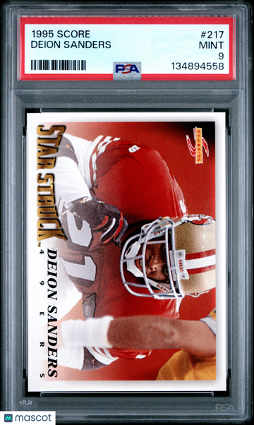 1995 Score Deion Sanders #217 PSA 9