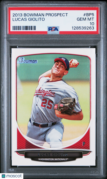 2013 Bowman Prospect Lucas Giolito #BP5 PSA 10