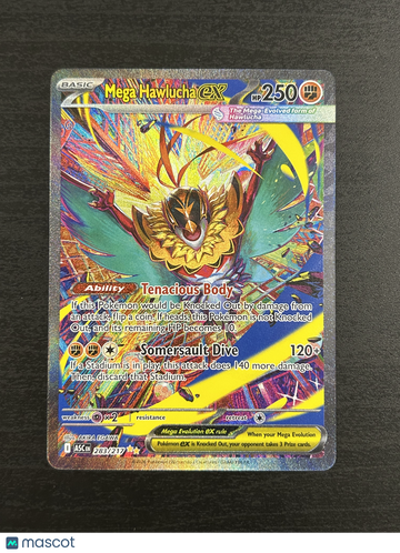 2026 Mega Evolution – Ascended Heroes Mega Hawlucha EX Holo Secret Rare #283/217