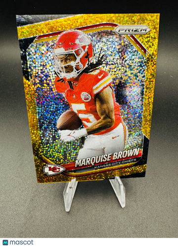 2025 Panini Prizm Marquise Brown #287 Gold Disco /24