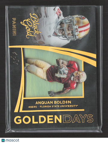 2016 Panini Black Gold Golden Days Anquan Boldin #GDA-18 1/1