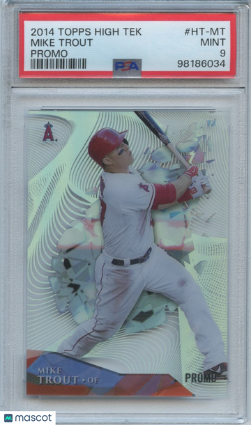 2014 Topps High Tek Mike Trout #HT-MT Promo PSA 9 Topps