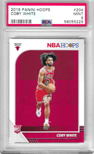 2019 Hoops Coby White PSA 9