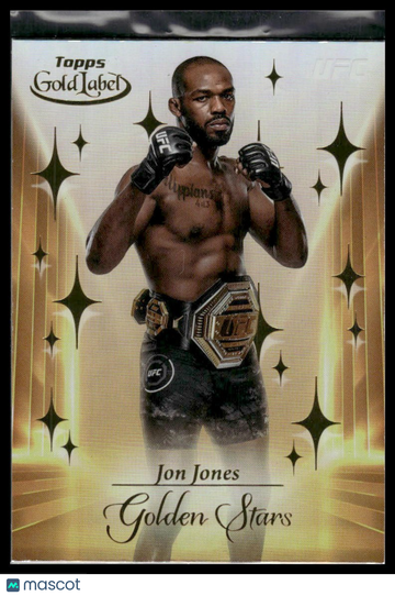 2024 Topps Gold Label UFC Jon Jones #GS-9 Golden Stars