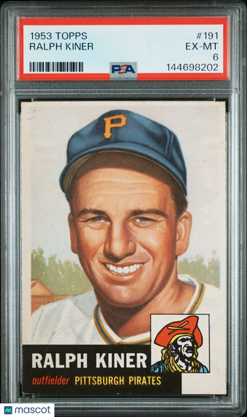 1953 Topps Ralph Kiner #191 PSA 6