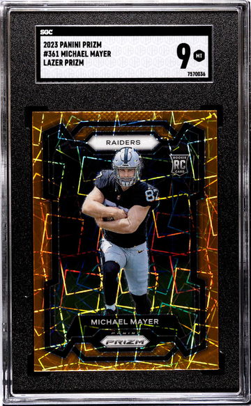 2023 Panini Prizm Lazer Michael Mayer #361 RC SGC 9